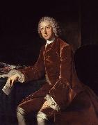 unknow artist Oil on canvas portrait of a seated w:William Pitt Spain oil painting reproduction